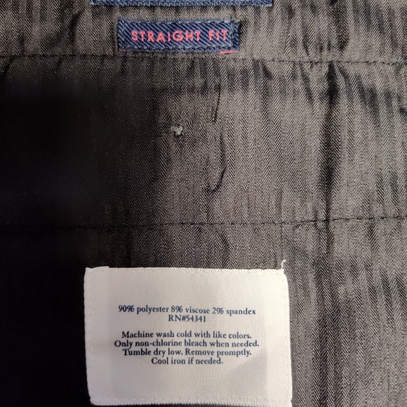 NWT! Croft & Barrow Straight Fit Flat Front Men's Dress Pants - Grey - 42x32 - Picture 7 of 7